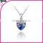 Wholesale boutique sautoir creative personality hearts set auger strawberry pendant necklace