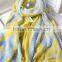 Paris Yarn Geometric Drawing Print Vintage Style Scarf Shawl With Sunblock