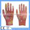 CE EN420 approved 13g poly 13 gauge printing working glove for General handing