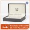 luxury clamshell leather belt packaging box EVA inserted