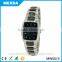 stainless steel material square case watch,quartz brand name watches