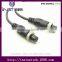 INST GX12 3pin metal srcew waterproof airplug connector