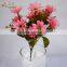 artificial gerbera flower plastic funeral flower wholesale 7 heads