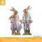 Economic New Products Easter Resin Spring Bunny Figurines