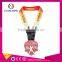 Embroidery Design Detachable Medal Lanyard Clip Badge Reel