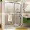 bath aluminum frame tempered glass shower rooms