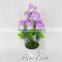 2016 latest new product artificial potted flower artificial flower bonsai for table decor