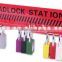 padlock station safety lockout station with door lockout kit/ station