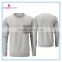 100% cotton french terry mens long sleeve sweatshirt with pocket