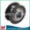 Duplex plate-wheels and sprockets 24B-2