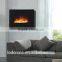 modern design electric fireplace with backlight optional
