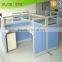 New Office Furniture Workstation Layout Soundproof Partition Used Glass Wall Cubicle Workstation