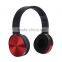 Bluetooth headphones 2016 wireless stereo eaphones hands-free with mic pair 2 device comfy wearing gold blue red black silver