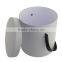 High quality round rigid cardboard flower box with ribbon supplier