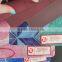 Plastic flooring type and crystal deep embossed backing