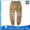 Plus Size Casual Khaki Floral Pants