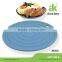 Kitchen Utensil Non-slip Heat Resistant Bule Color Silicone Hot Mat