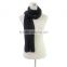 black color on sale factory supply hand knitted scarf