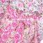 2016 persnickety remark girls pink flower printed cute princess clothes