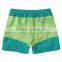 custom 100% polyester green men surfing shorts