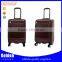 Classic brown color PU luggage set , high quality travel luggage set for wholesale