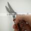 HCS004 LFGB Certificated 10" 3cr15 stainless steel heavy poultry scissors kitchen shears