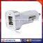 Factory sales Micro Portable Dual Usb car charger 5 V 2.1 A for iphone for Android phone