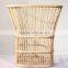 Natural laundry rattan basket