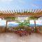 2016 High quality outdoor modern garden furniture pergola metal