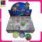 6.5cm custom printed rubber boucing ball with led flashing light