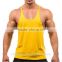 wholesale cotton custom blank mens stringer gym tank top