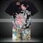 wholesale black brand printed t-shirts, personalized custom t shirt/drifit tshirt
