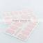 Custom shinning 3D pale pink caviars nail art sticker caviar mini beads nail decals manicure nail stcikers