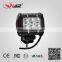 Double row 18w remote led light bar for 4x4 offroad searchlight