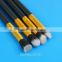 4Pcs Professional Eye brushes set eyeshadow Foundation Mascara Blending Pencil brush Makeup tool Cosmetic Black