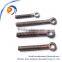 Stainless steel welded eye bolt with metric thread