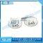 Domed sticker round shape silver cufflinks