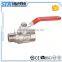 ART.1001 Manufacturer wholesale 1/2" 3/4" 1" manual operated forged brass ball valve for water oil gas air price made in china