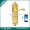 Wireless digital Bluetooth Smart Door Lock with mechanical key for hotel