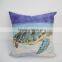 Design printed scenery pillow cover home decor sofa pillow case decorative throw cushions