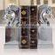 silver polyresin horse bookend best present for kids