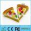 Large quantity factory pizza shaped usb flash drive