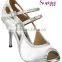 Ladies Bridal High Heel Shoes White Lace Wedding Shoes