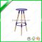 KD wooden bar stool top with different colors