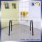 Home Furniture Style Glass Table with PU Leather Chairs