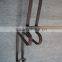 Large ribbon wire over the door towel rack in echrome finish