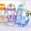 plastic water bottle for kids with straw,good design kids water bottle