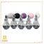 New product golden party style cosmetic glass powder container