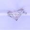 Cheap rhinestone freshwater flat pearl ring wholesale price