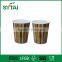 Compostable and Biodegradable Golden Paper Hot Cup embossing Rose Design